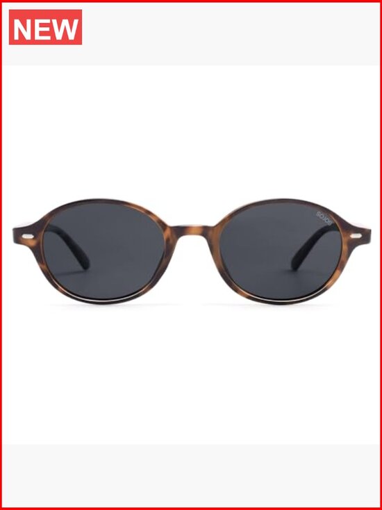 Trendy Oval Round Polarized Sunglasses with UV400 Protection main image 6
